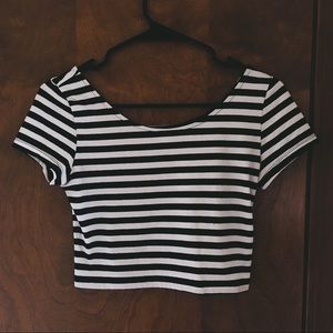Stripped crop top